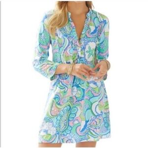 Lilly Pulitzer Sarasota Tunic Dress Size Small Multi Conch